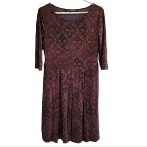 Peruvian Connection Chianti Dress Size M